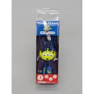 Disney Pixar Alien USB Charging Cable with Type C and Micro USB Attachments